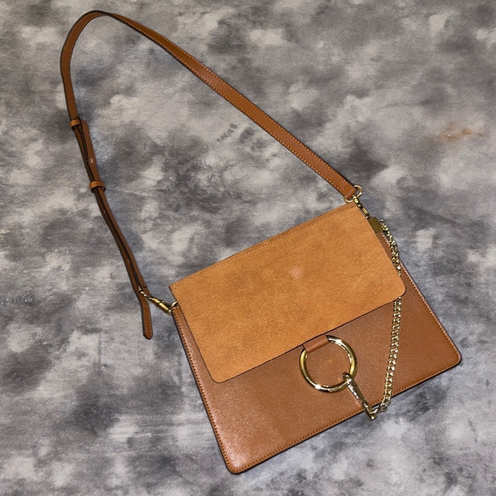 Genuine Suede crossbody